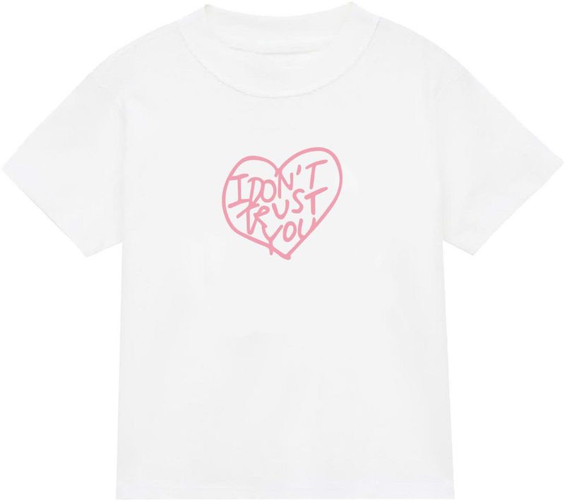 I don't trust you Embroidery Tee