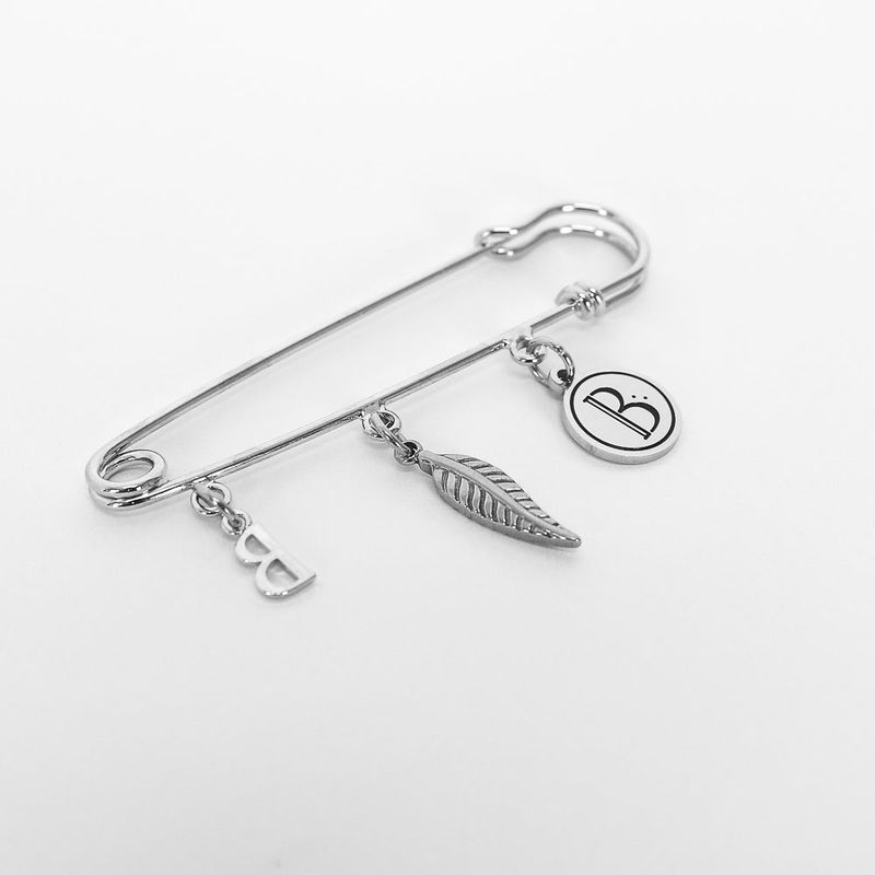 Men's Simple Clothes Pin Broach_CLEF SINGLE Brooch