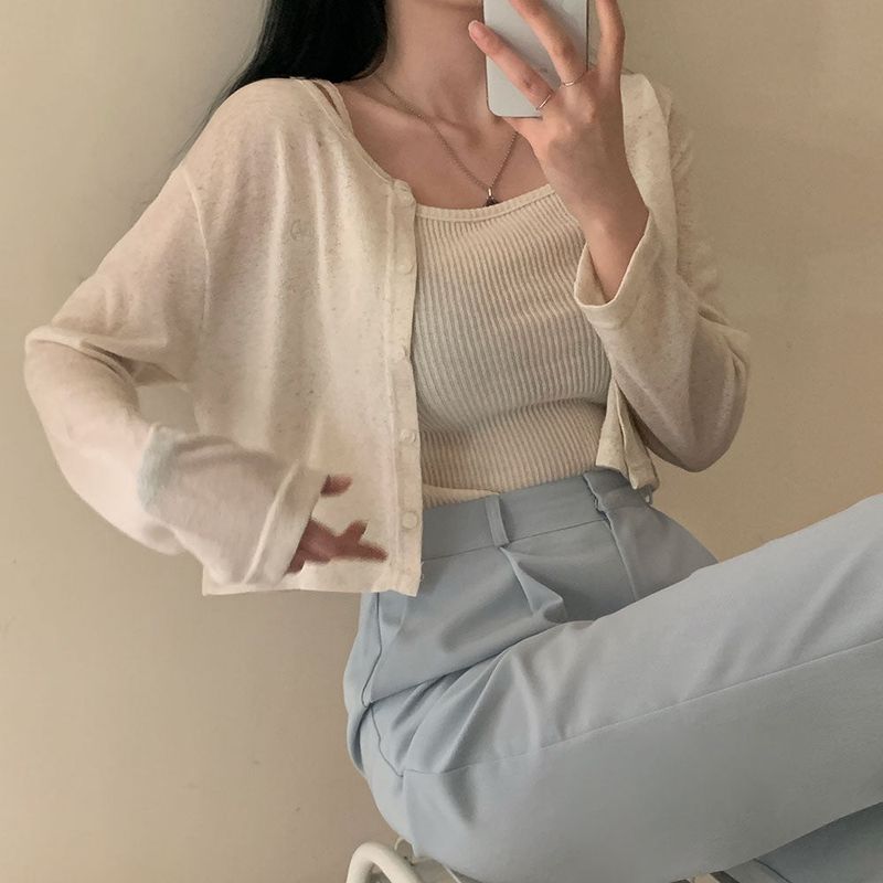 [Bellide made] Beginning Summer Cropped Cardigan