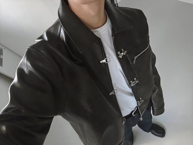 ASCLO Fireman Hook Leather Jacket
