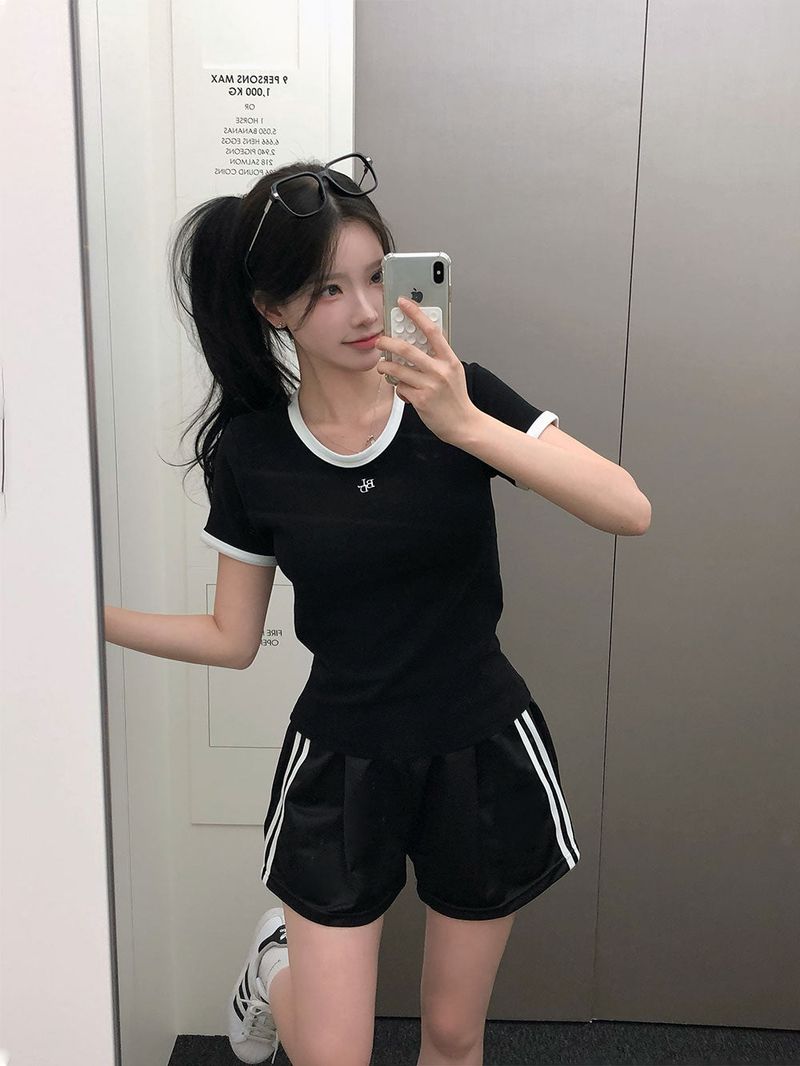 [BELLIDE MADE] SPAN COLORING RINGER T-SHIRT