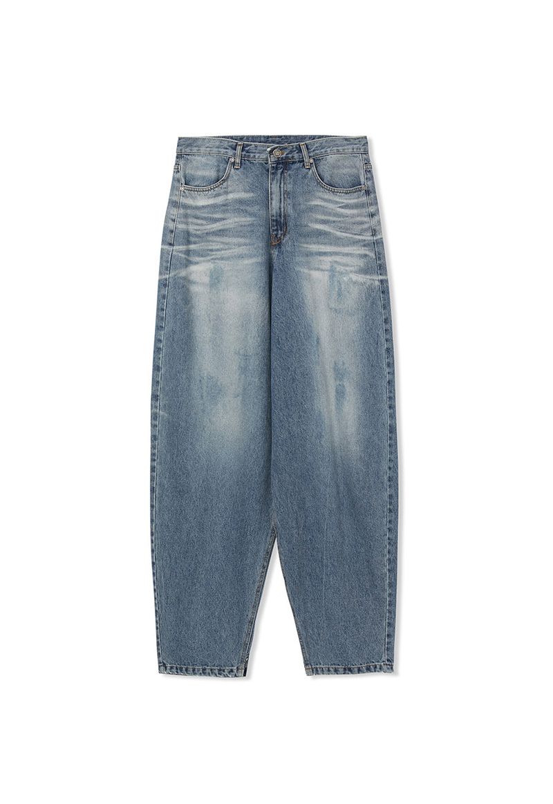 awesome baggy denim pants blue