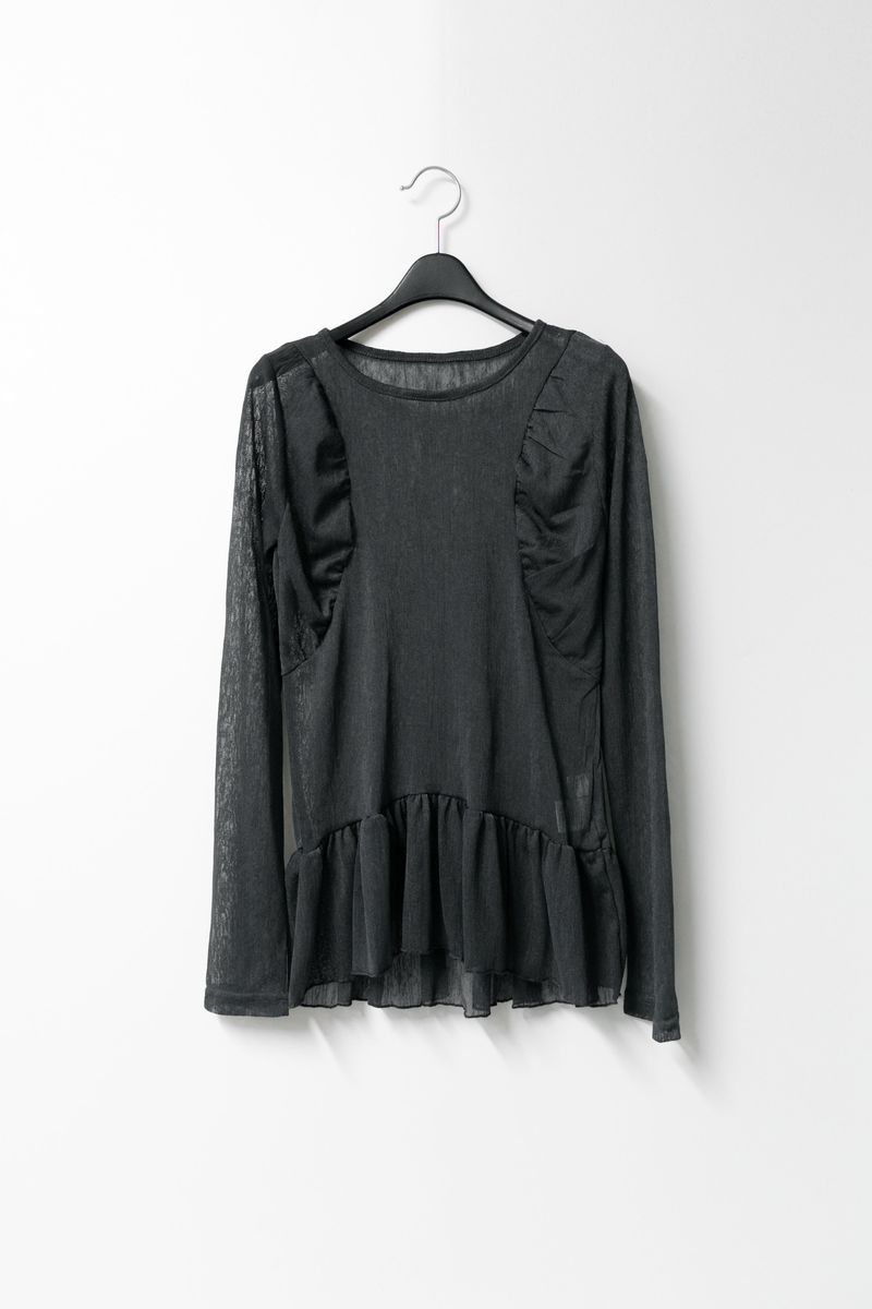 メッシュフリルトップp(3colors)