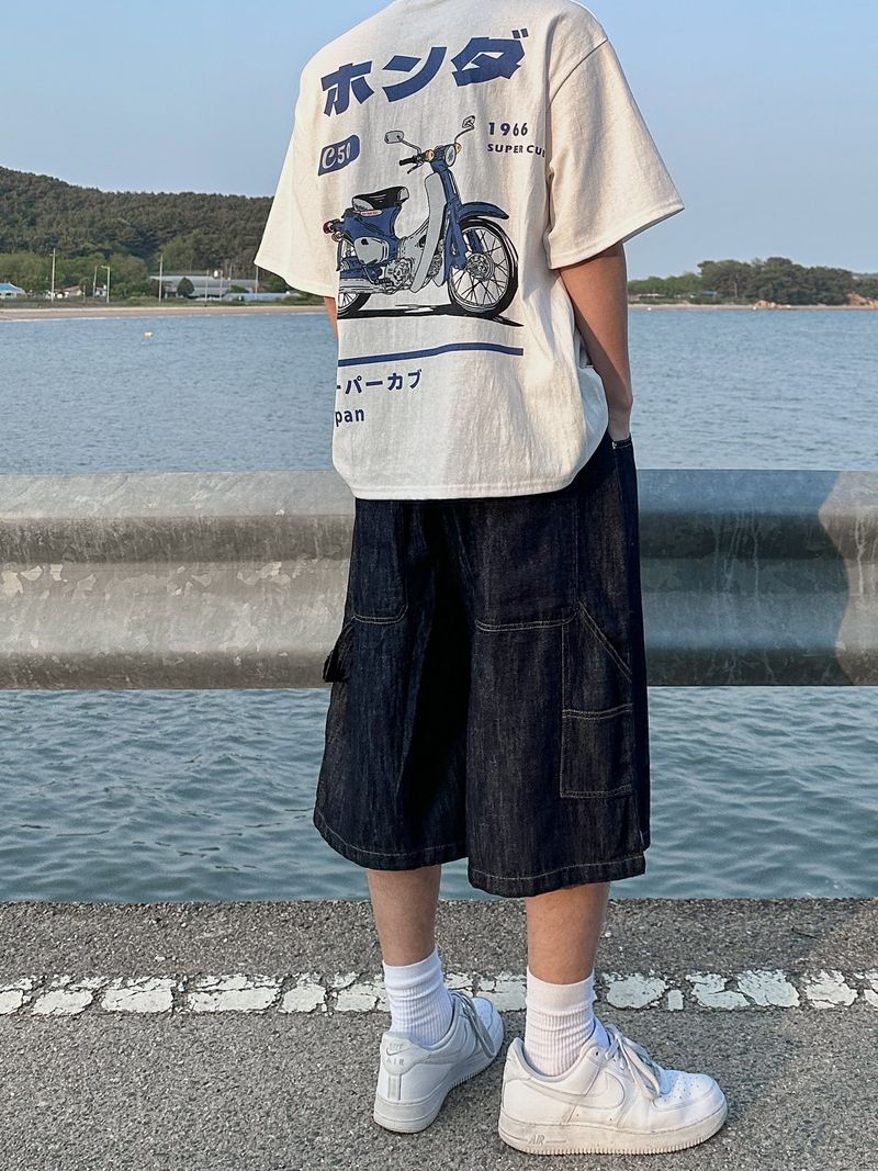 [Linen] Carpender Banding Bermuda Pants