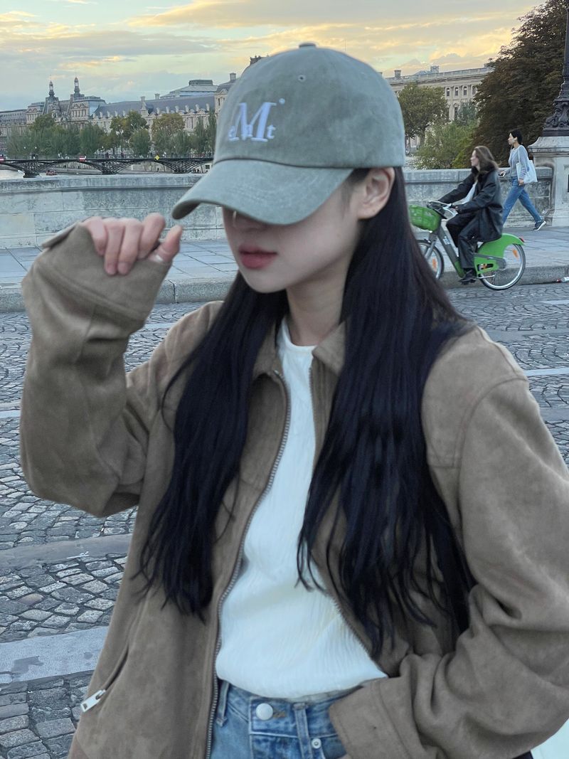 Pont-neuf suede collar jacket