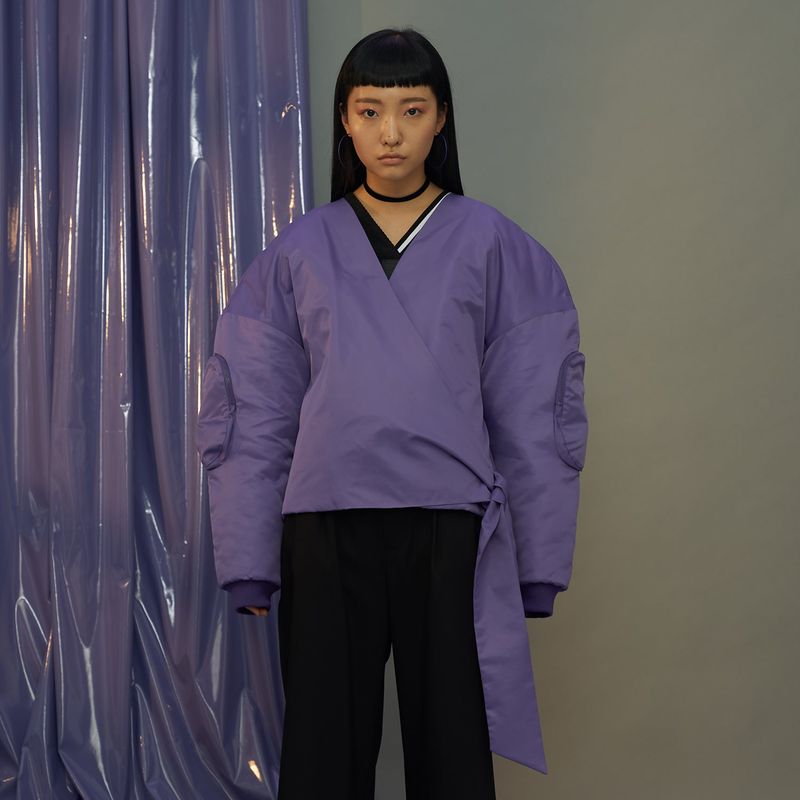 VIOLET wrap jumper