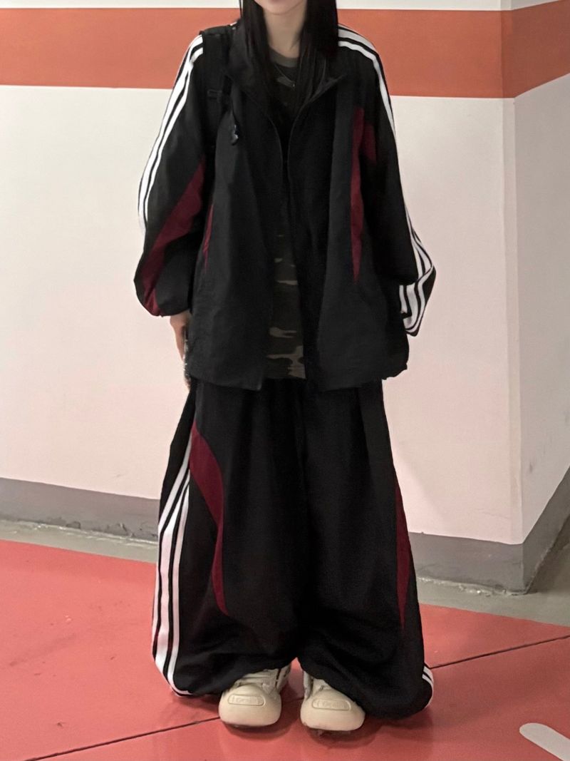 sweep mesh nylon pants