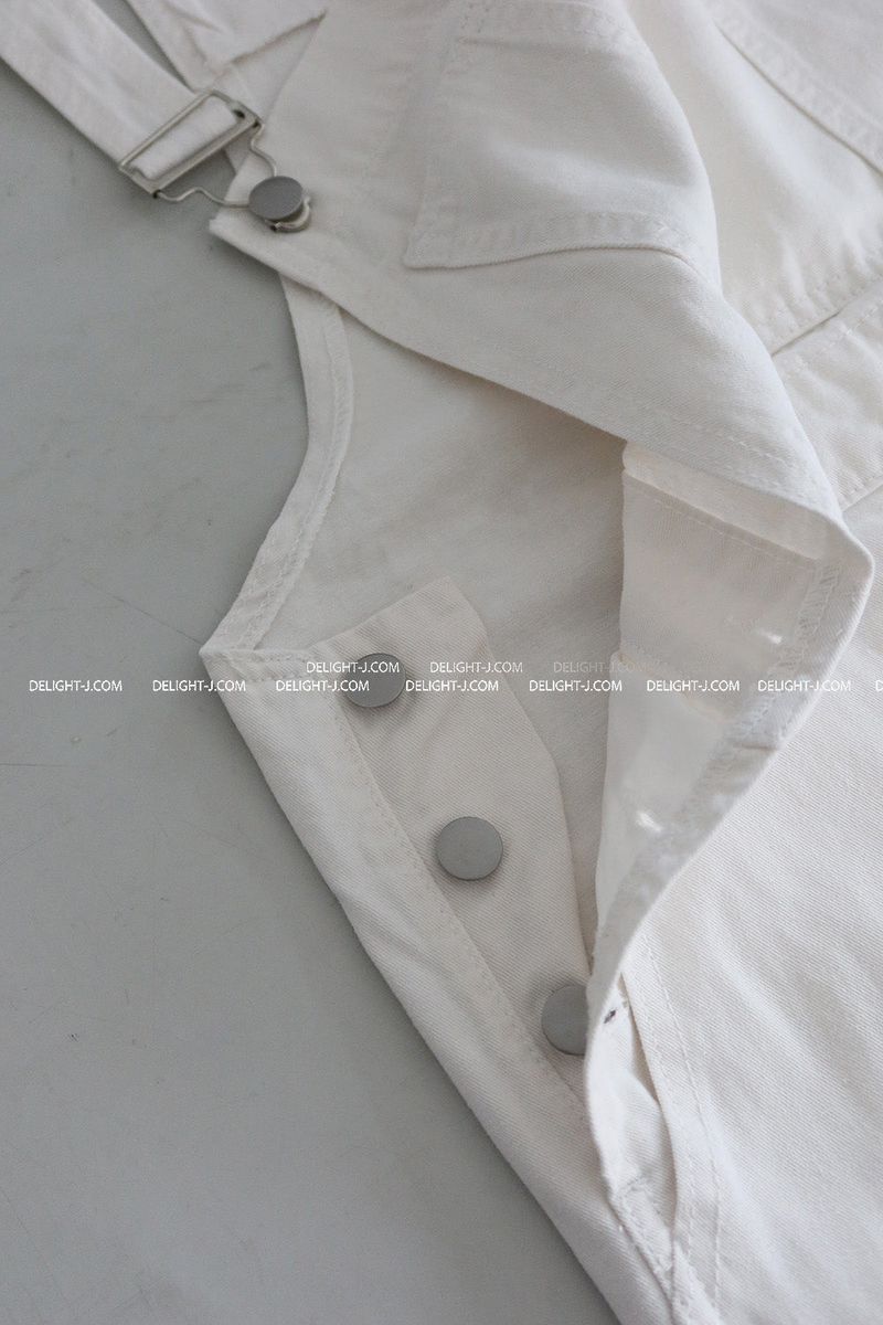 Basic cotton overalls overalls