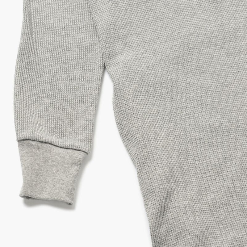 Patchwork Waffle Onepiece] Grey