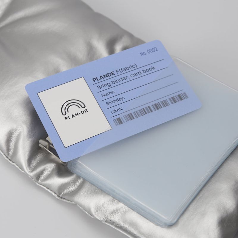 3-Ring Card Book - Silver