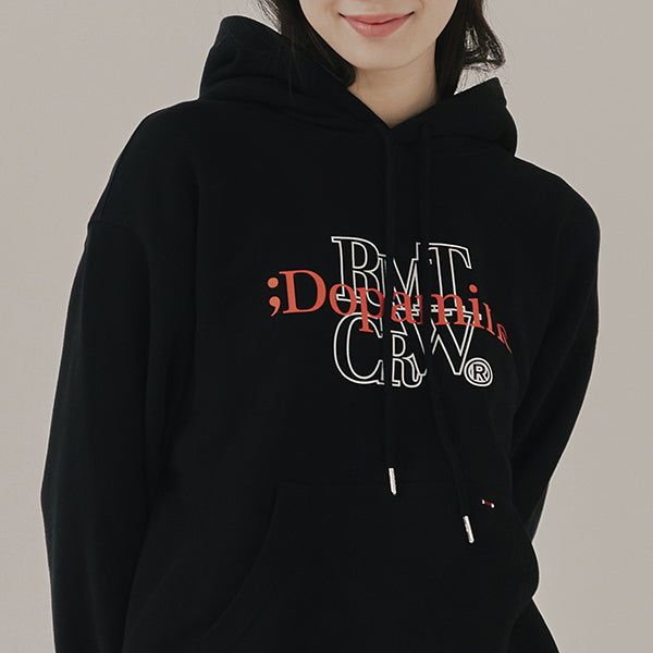 ROMANTIC CROWN(ロマンティッククラウン)の「DOPAMINE FINGER HOODIE_BLACK(Tops)」