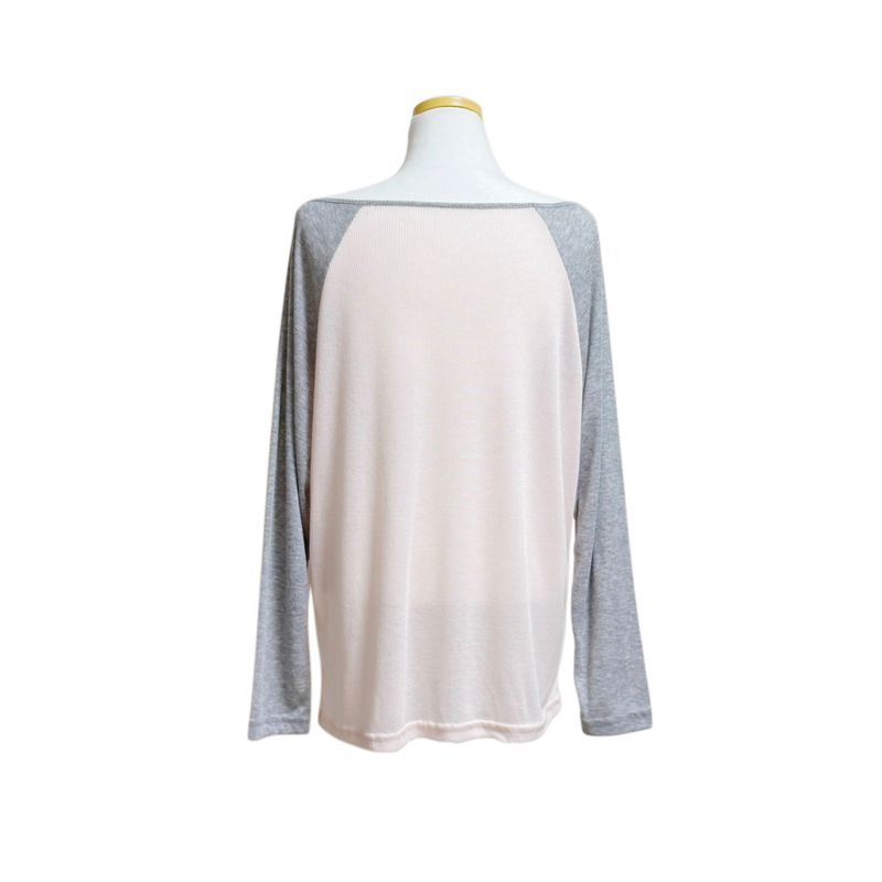 (2color) Soft Tulip Raglan Sheer Long Sleeve Tee