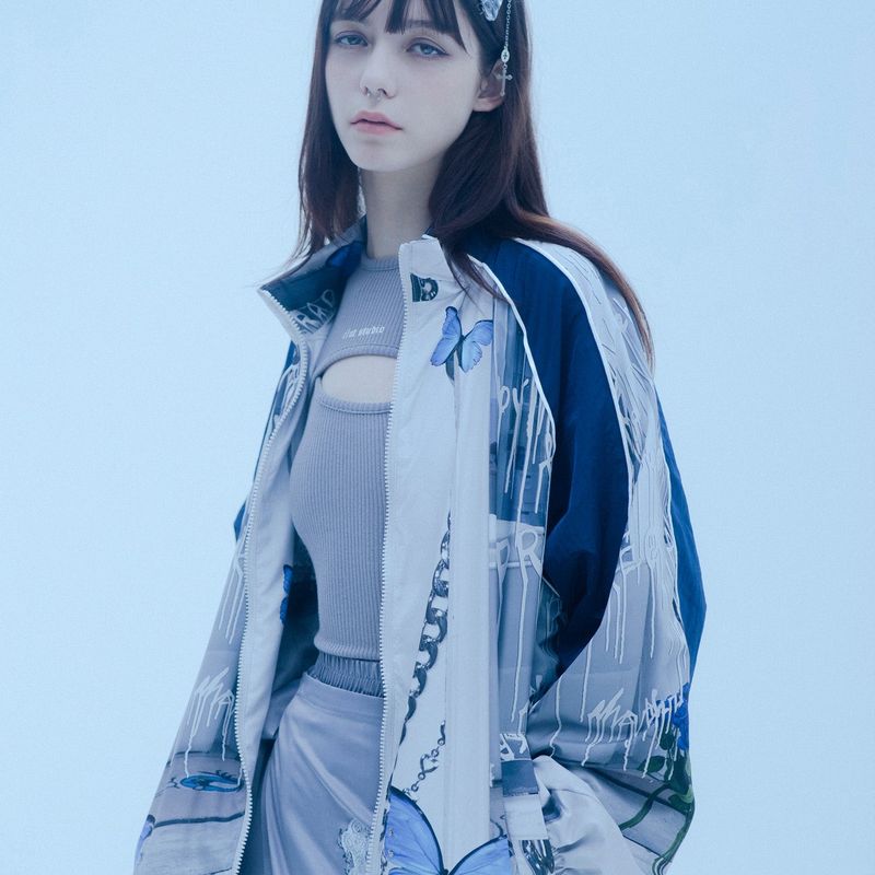 1 3 blue butterfly windbreak