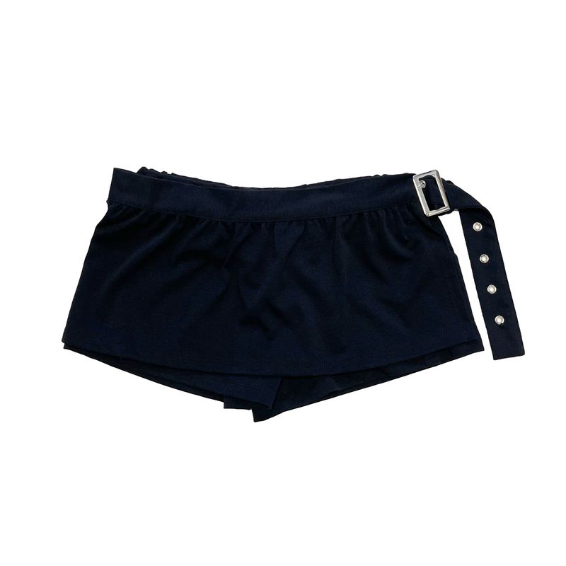 Eyelet low skirt pants