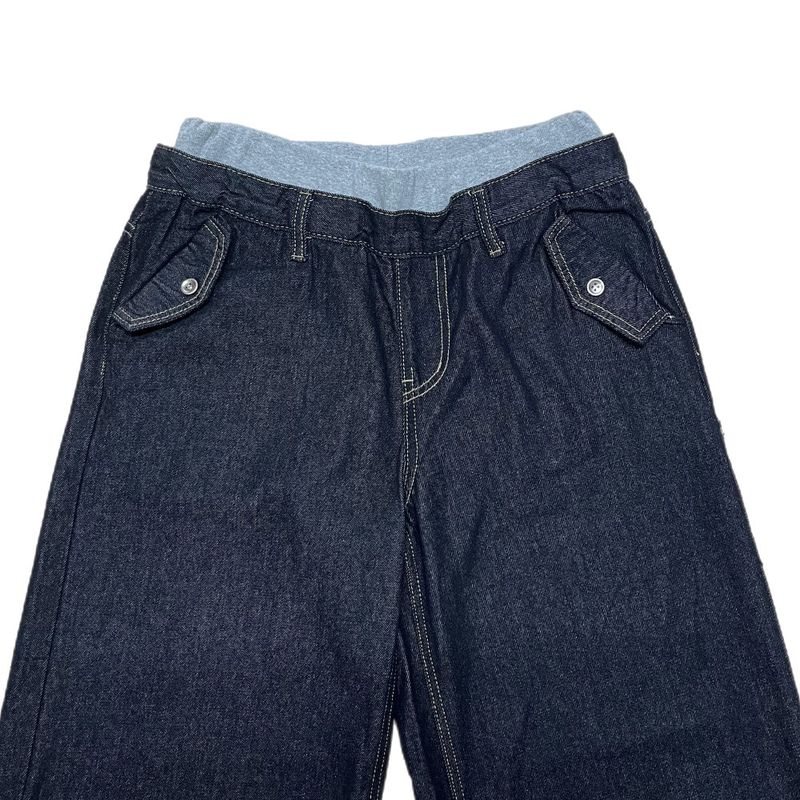 Atlas Non-fade Raw Denim Wide Pants