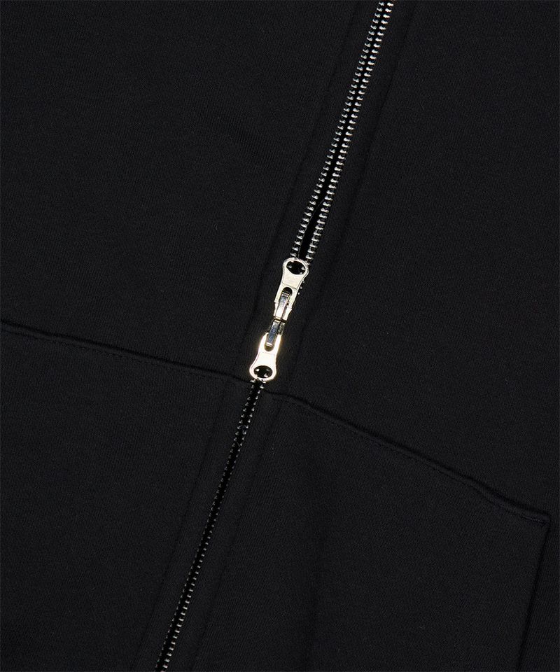 PRAY APPLIQUE ZIP UP HOODIE