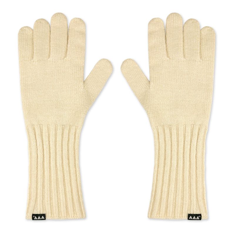 Fingerhole Touch Long Gloves
