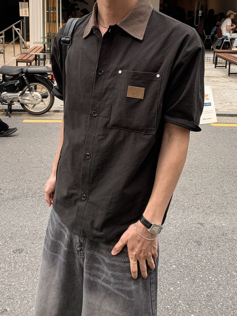 Road Linen Work Short Sleeve Shirt