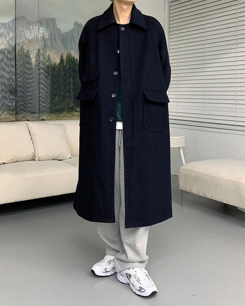 AZ Balmain Wool Coat (3 colors)