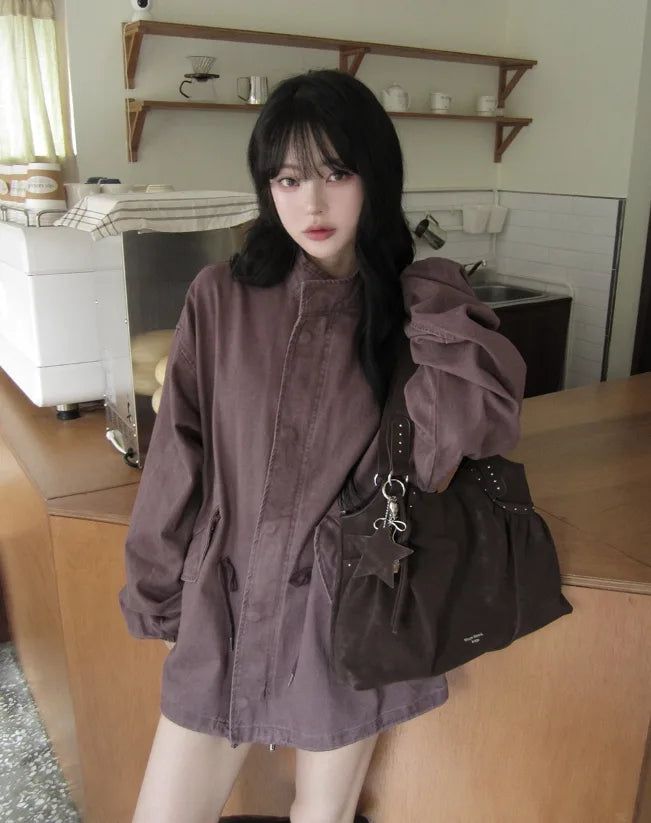 Star Stud Shirring Shoulder Bag