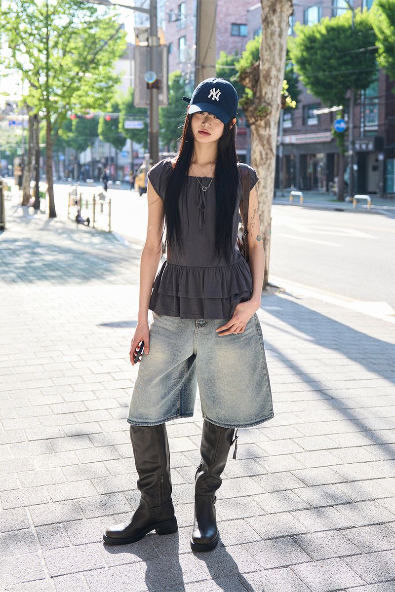 Raucohouse(ラウコハウス)の「All X-ray bermuda denim(Pants)」
