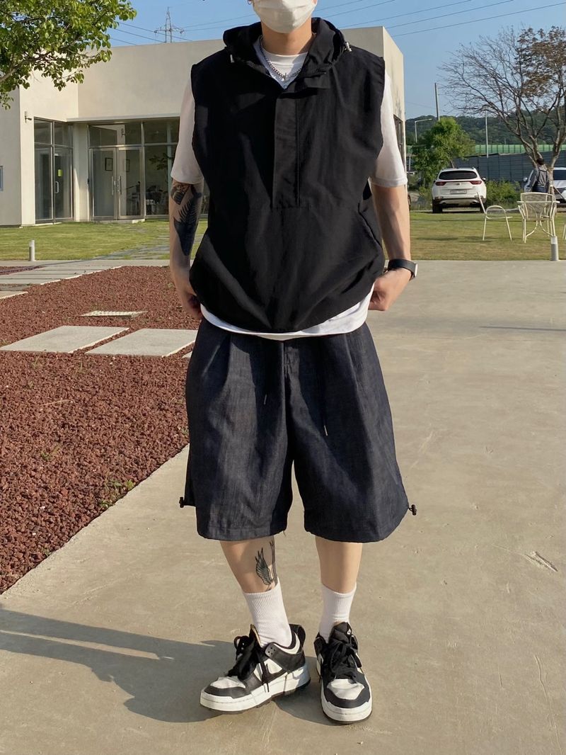 Track anorak vest