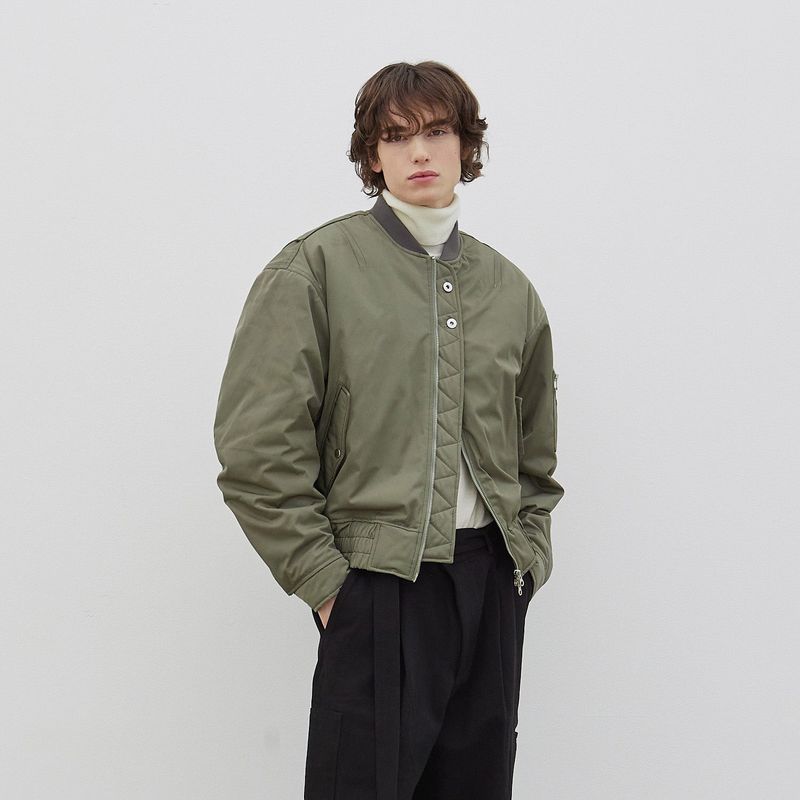 Modern MA Bomber Jacket (Khaki)