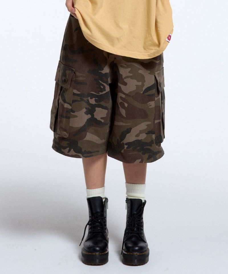 CONY CAMO 2-WAY CARGO PANTS / KHAKI