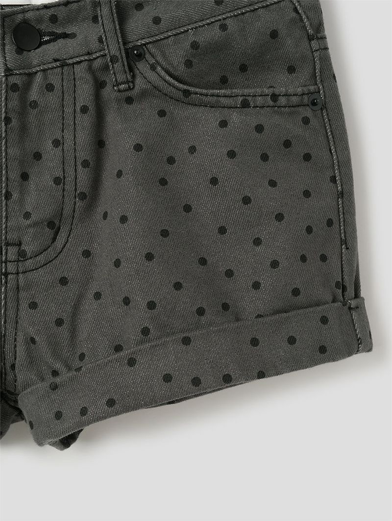 NONFADE DOT DENIM SHORTS (2C)