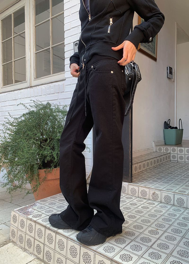 BANDING FLARE PANTS (2color)