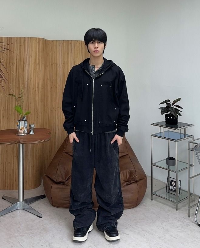 Edo Rivet Pocket Hooded Jacket