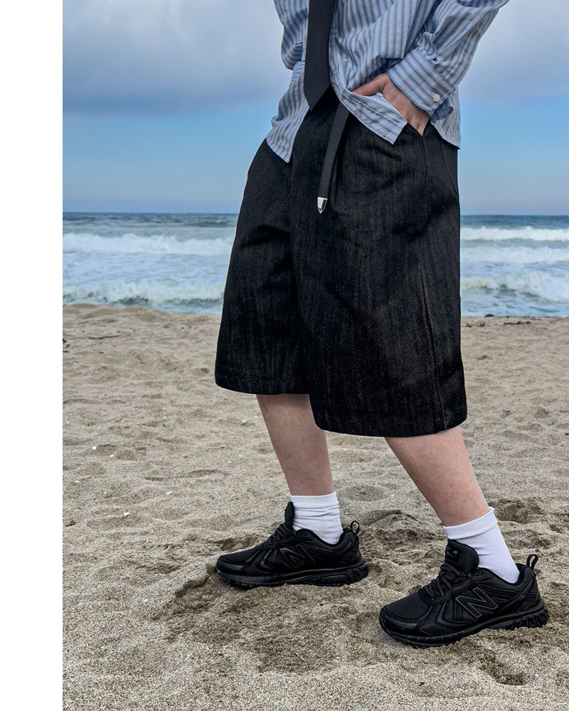 Rush Bermuda Raw Denim Pants