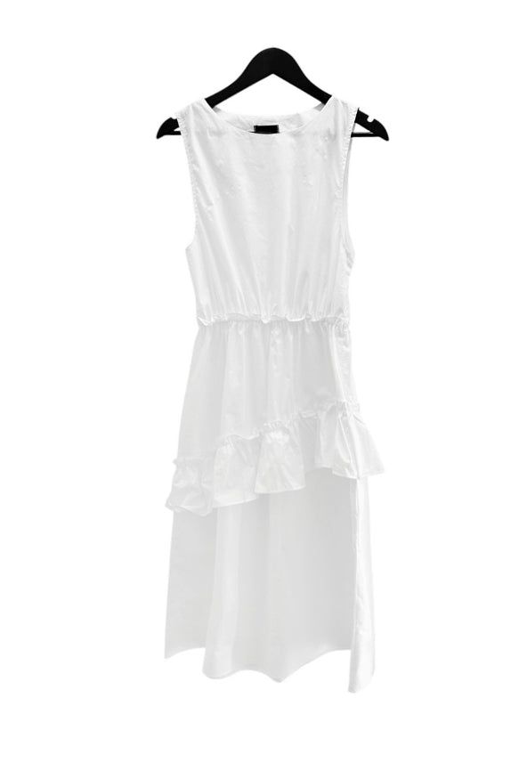 Romeli Frill Cotton Long One Piece
