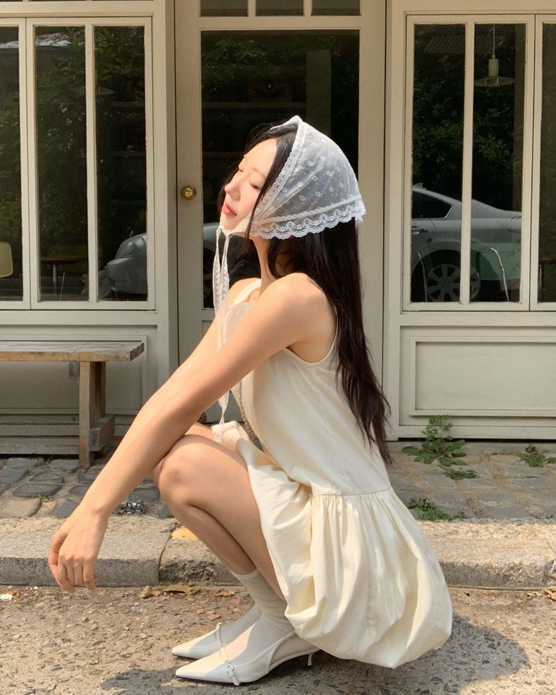 [MADE] Balloon sleeveless dress