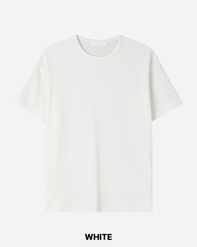 Core Cropped Waffle Short Sleeve T