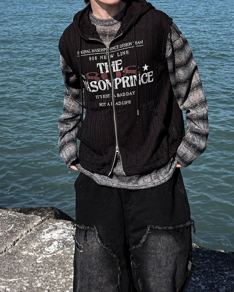 Kaiden Knit Hood Vest