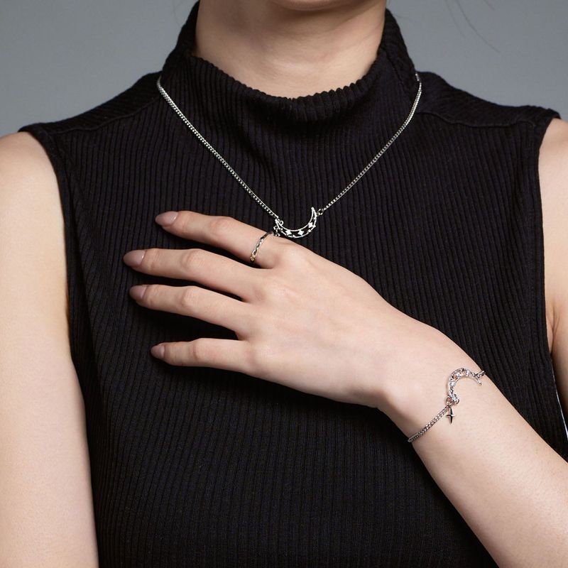 Drop Half Moon Bracelet