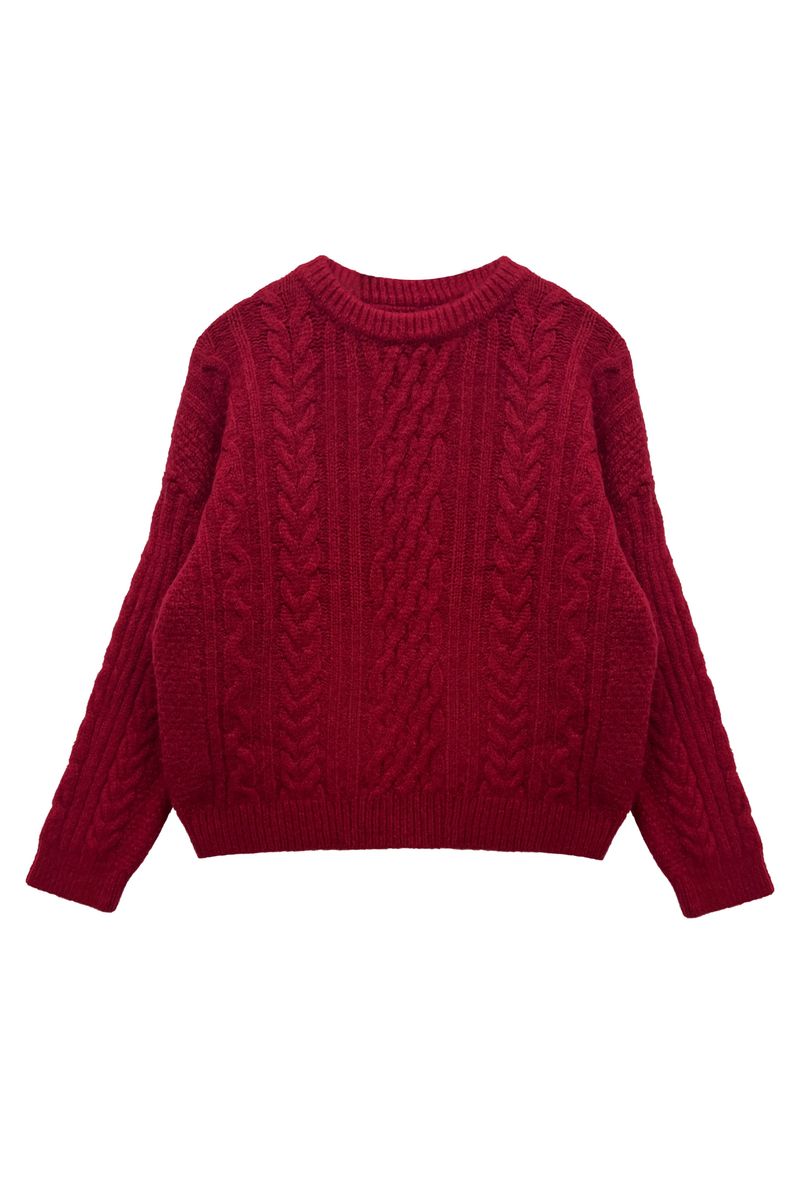 JUICY ROUND KNIT / RED