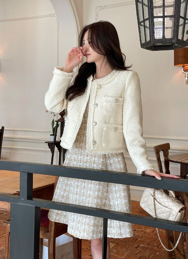 iam mari（アイアム マリ）の「Linzer Round Surgical Tweed Jacket（Jackets/Outerwear）」