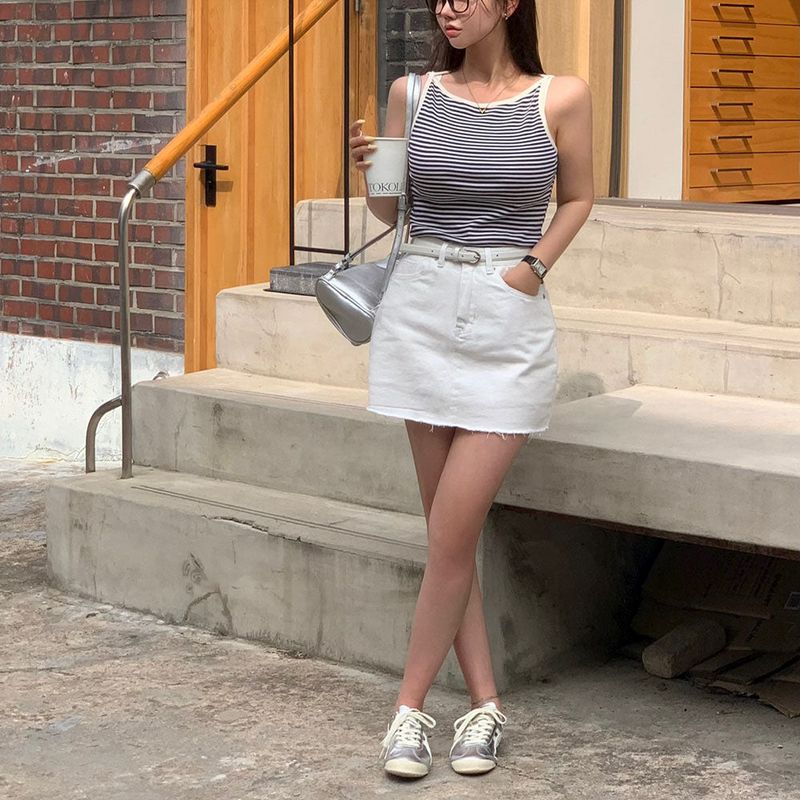 [MD pick!] striped boat neck camisole