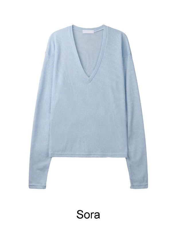 Toru Summer Deep V-Neck T-Shirt