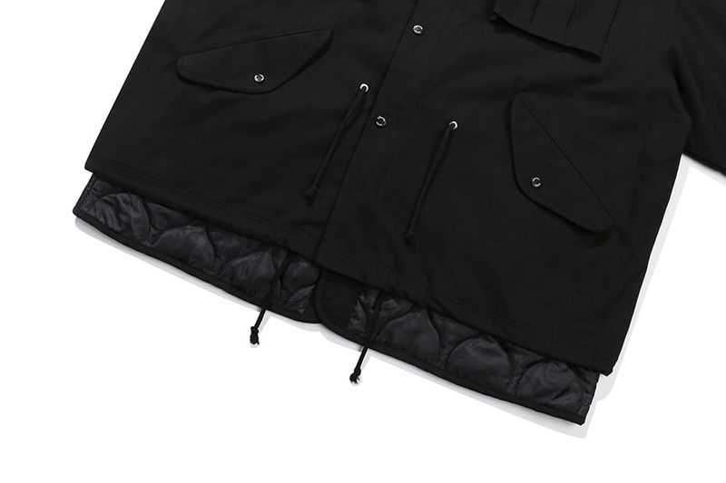 RECENT LOGO M65 PARKA_BLACK