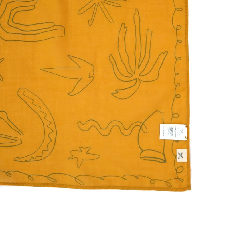[Organic Scarf] Camino - Camel