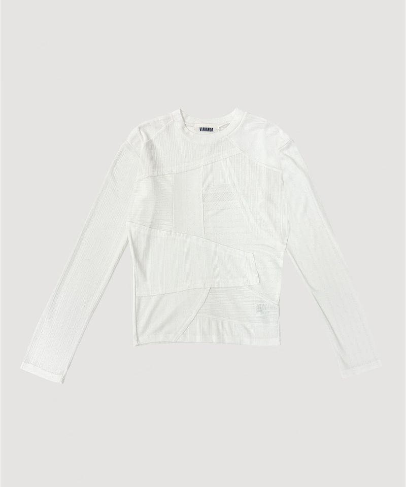 PATCHWORK RIB TOP