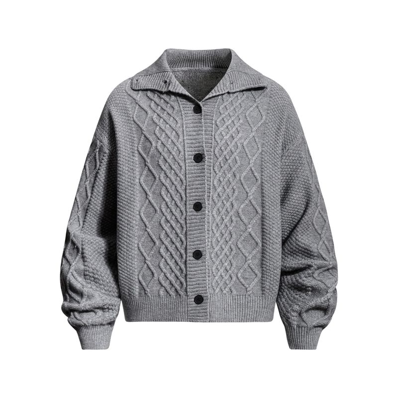 Elora Twist Cable Sweater Cardigan
