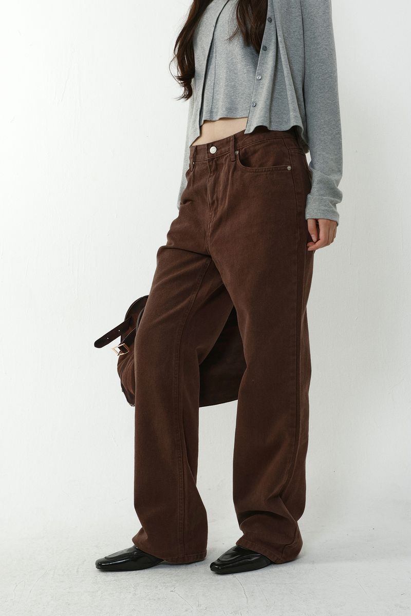 BROWNIE COTTON JEAN_BROWN