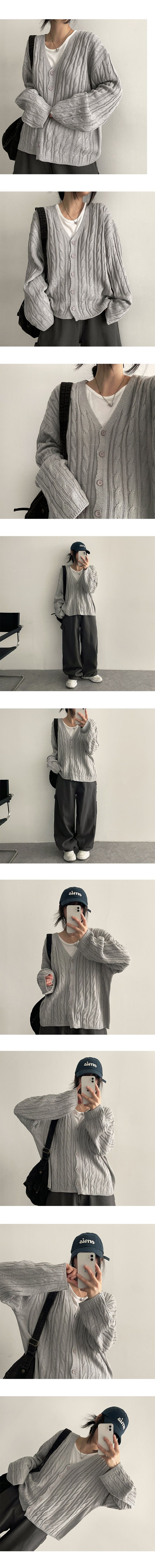 Adele Twisted Knitted Cardigan