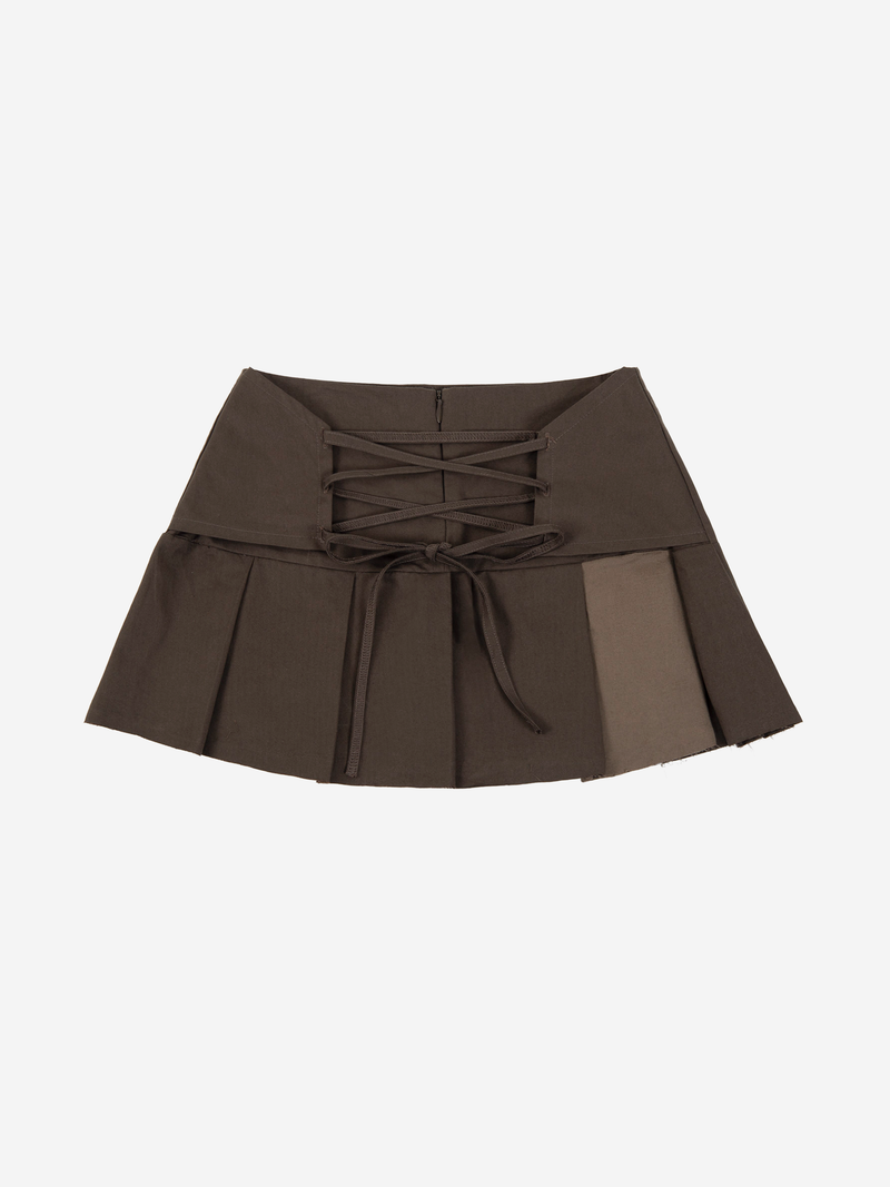 DARLING, YOU ARE BAD（YOU ARE BAD）の「RIPPED CORSET PLEATS SKIRT（Skirts）」