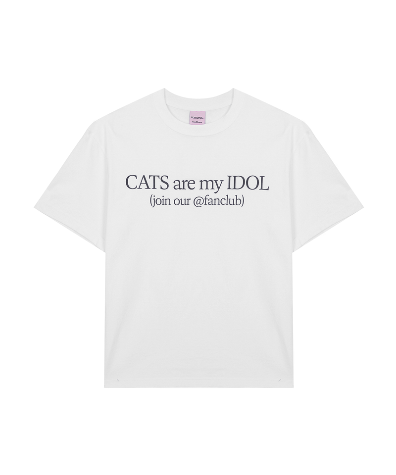ITZAVIBE（イッザバイブ）の「CATS ARE MY IDOL_WHITE（Tops）」