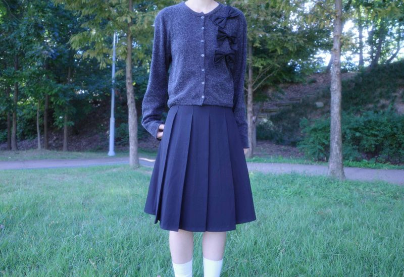 Soko Pleated Midi Skirt (3color)